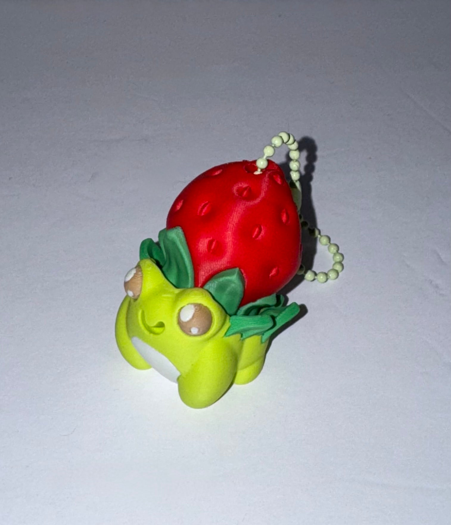 Strawberry Frog Clicker with keychain