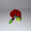Strawberry Frog Clicker beaded  Keychain