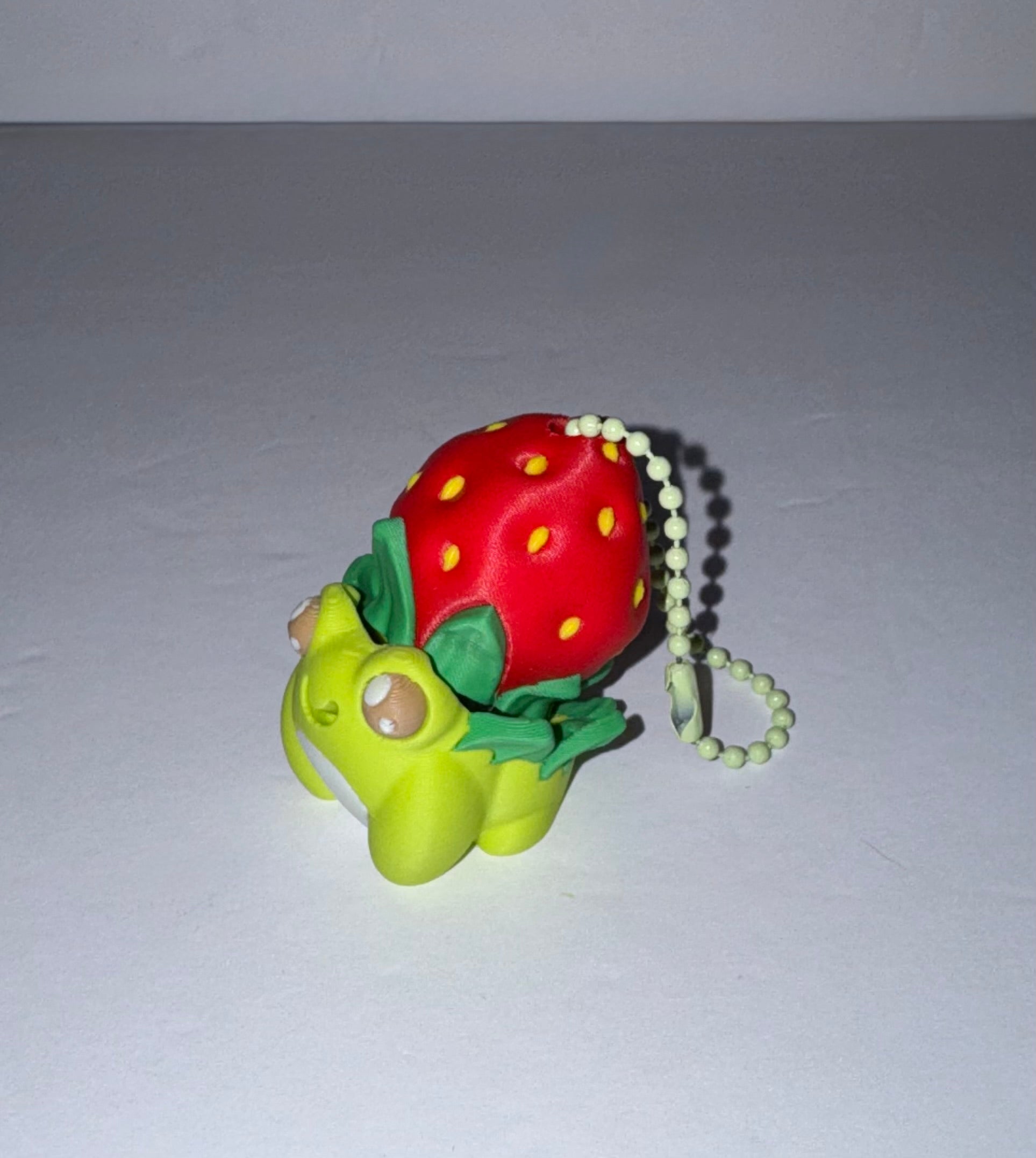 Strawberry Frog Clicker with keychain